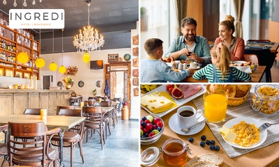 Luxe ontbijtbuffet + glas cava