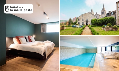 Overnachting voor 2 + ontbijt + welkomstdrankje + toegang tot wellness in Rochefort