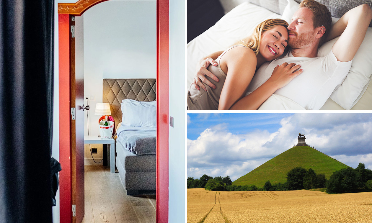 Overnachting(en) voor 2 + ontbijt + late check-out + evt. 3-gangendiner in Waterloo