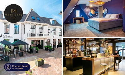 Overnachting(en) voor 2 + ontbijt + late check-out in Schagen