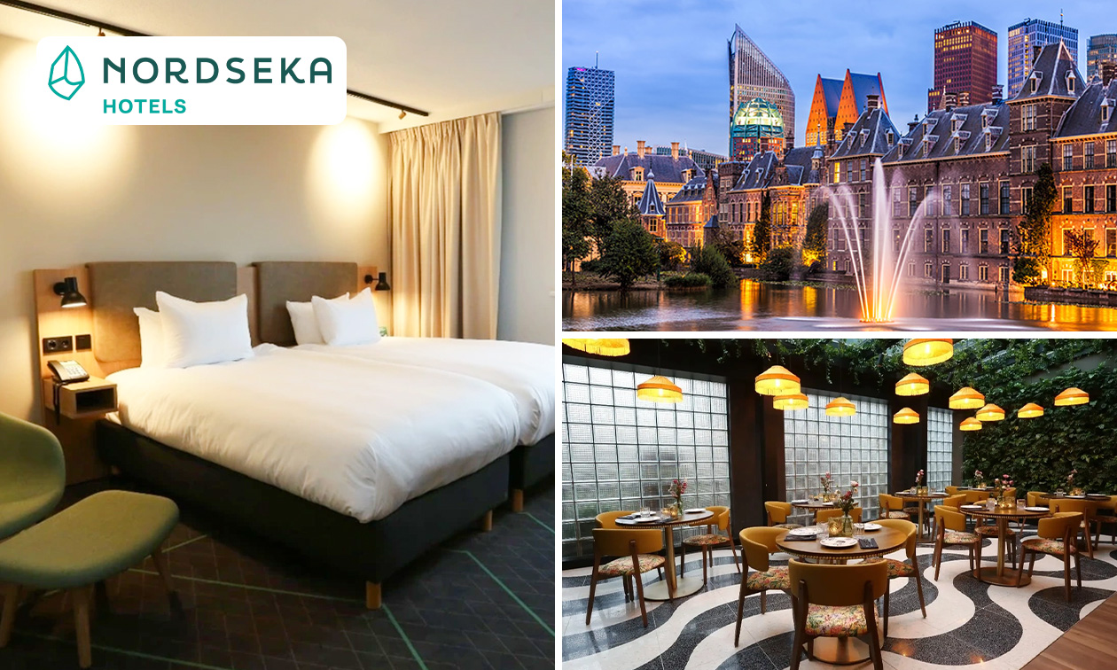 Overnachting voor 2 + ontbijt + parkeren nabij Den Haag