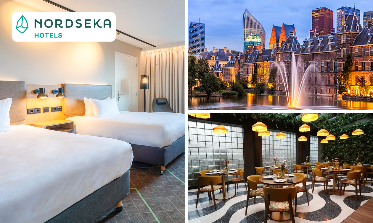 Overnachting(en) voor 2 + ontbijt + parkeren + evt. 3-gangendiner nabij Den Haag