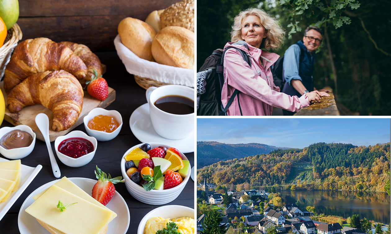 Wanderarrangement + Frühstück + (Flamm)Kuchen in der Eifel
