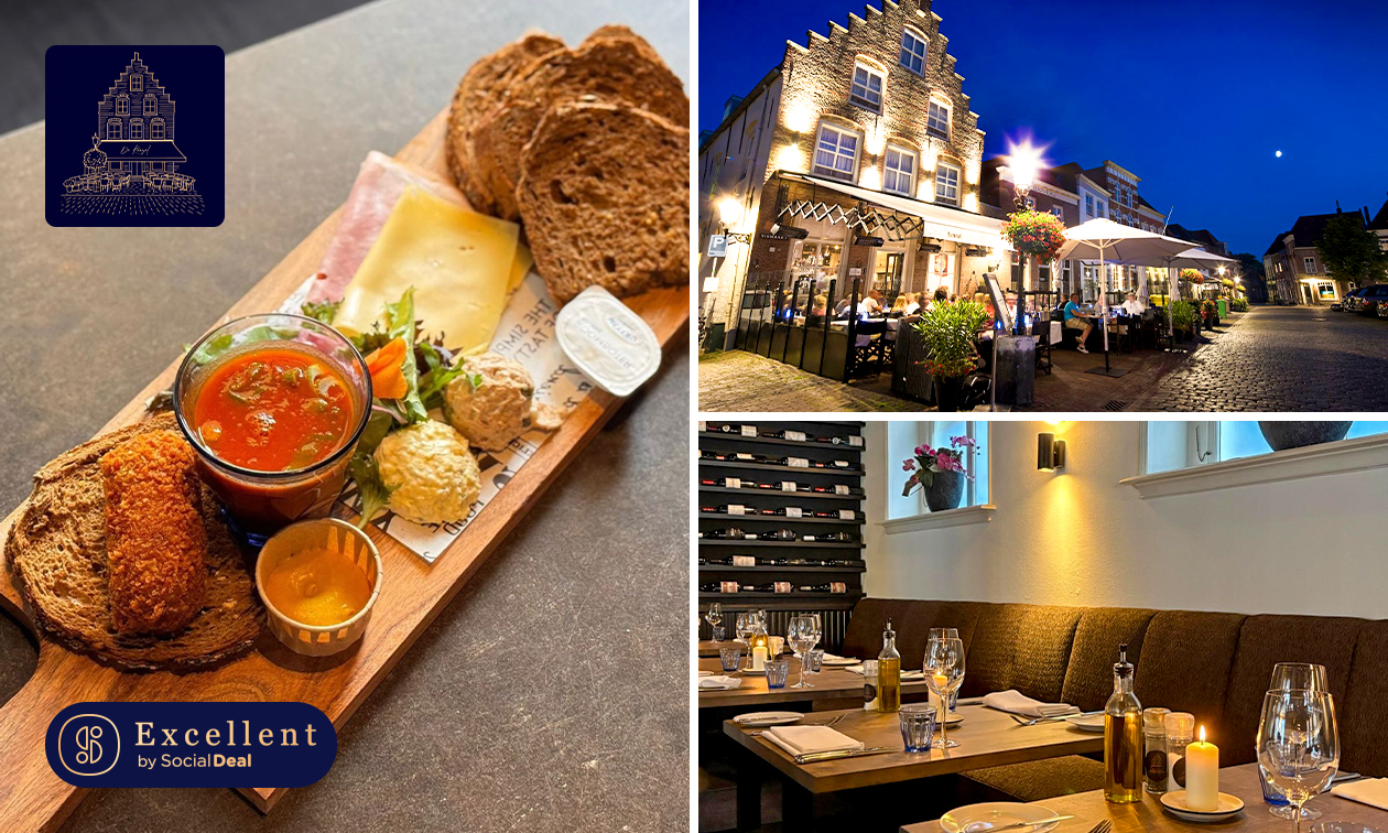2-gangen keuzelunch bij Hotel-Restaurant In den Verdwaalde Koogel