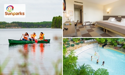 Overnachting(en) voor 2 + ontbijt bij Hotel Sunparks Kempense Meren