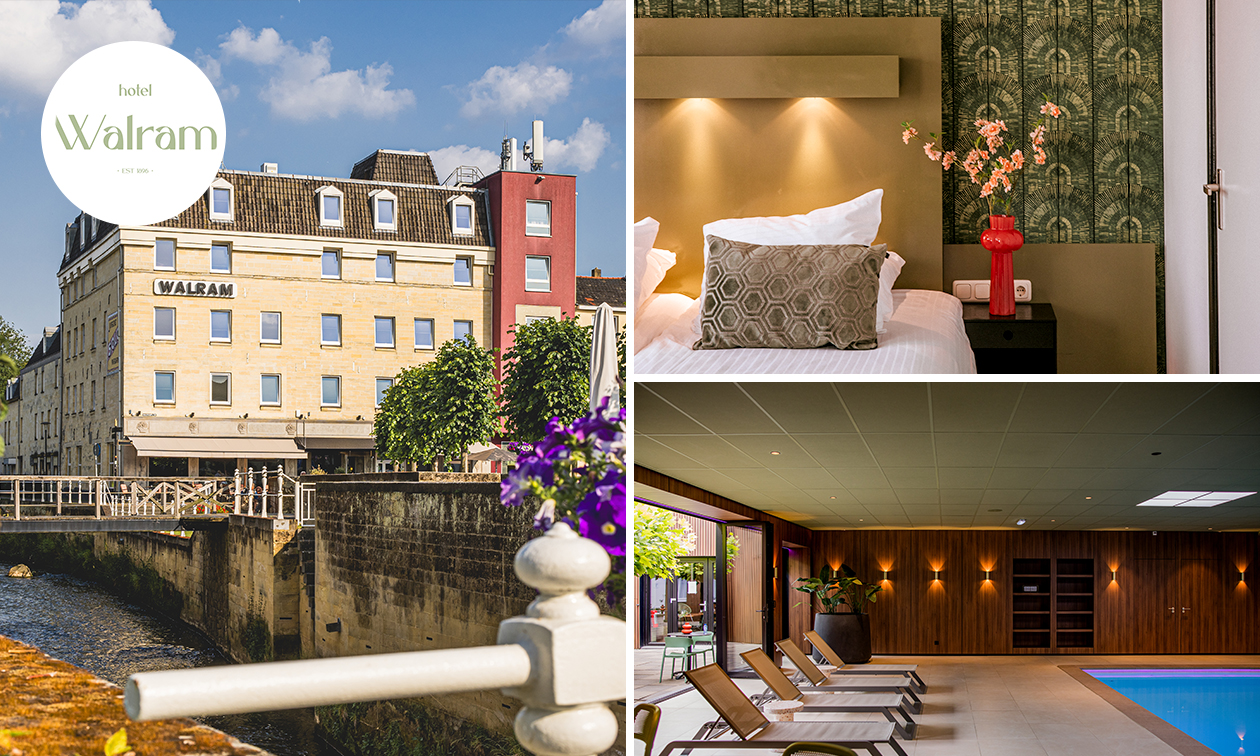 Overnachting voor 2 + ontbijt + bittergarnituur in hartje Valkenburg