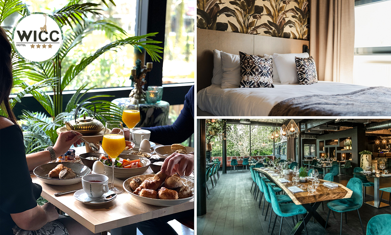 Overnachting voor 2 + ontbijt + evt. diner of 'Romantic Retreat' bij Hotel WICC
