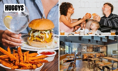 Menu burger en 2 ou 3 services au HUGGYS de Gerpinnes