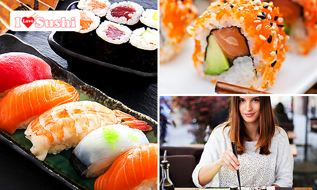 Sushi-lunchbox (24 stuks) bij I Love Sushi