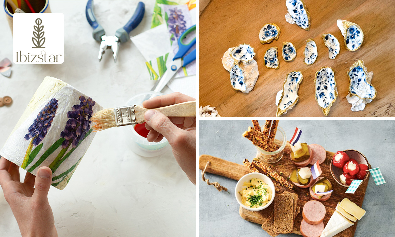 Creatieve workshop naar keuze + hapje en drankje