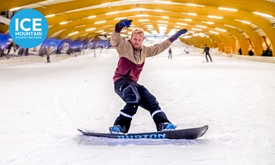 2 uur skiën of snowboarden bij ICE Mountain Adventure Park