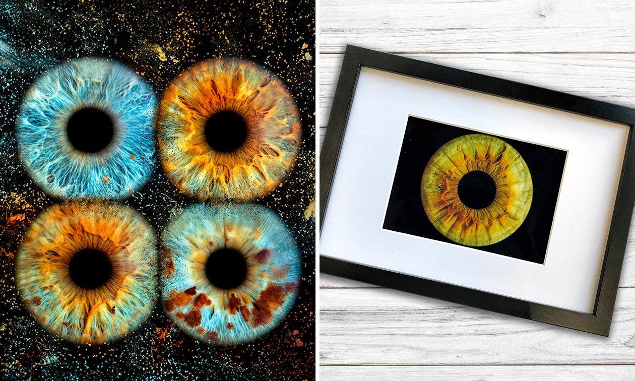 Iris-fotoshoot (1 tot 5 pers.) + 1 afdruk (10x15 cm)