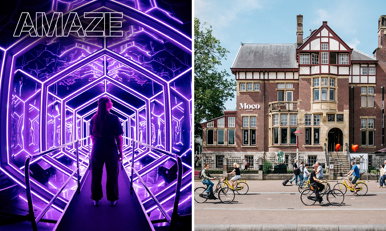 Ticket voor Amaze en evt. Moco Museum + evt. cocktail