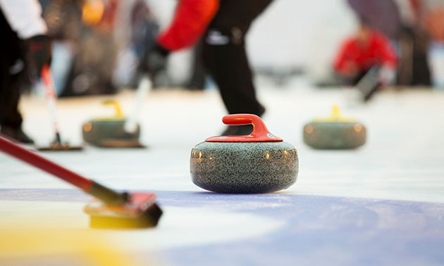 Curlingcompetitie voor 2 tot 4 personen + glühwein