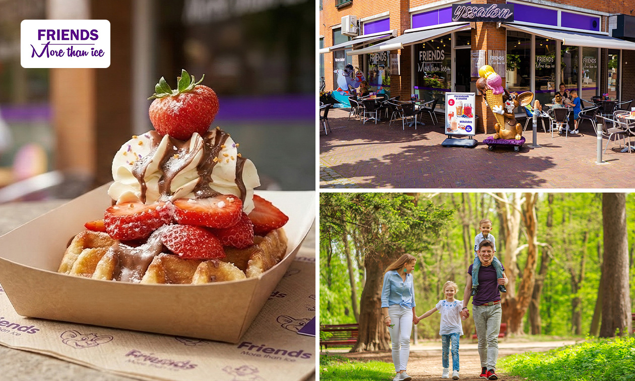 Wandelarrangement incl. warme drank + gebak/wafel + ijsje