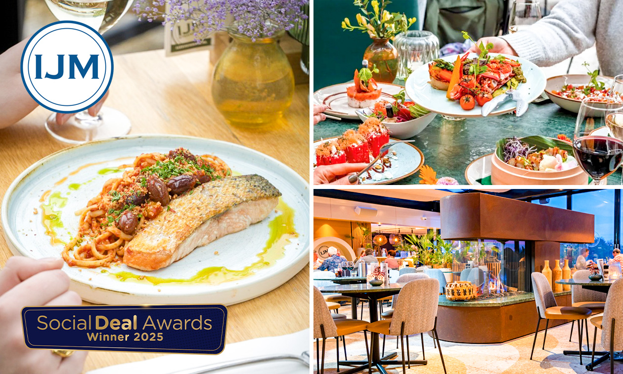 3-gangen keuzediner bij IJzeren Man Strandhuys