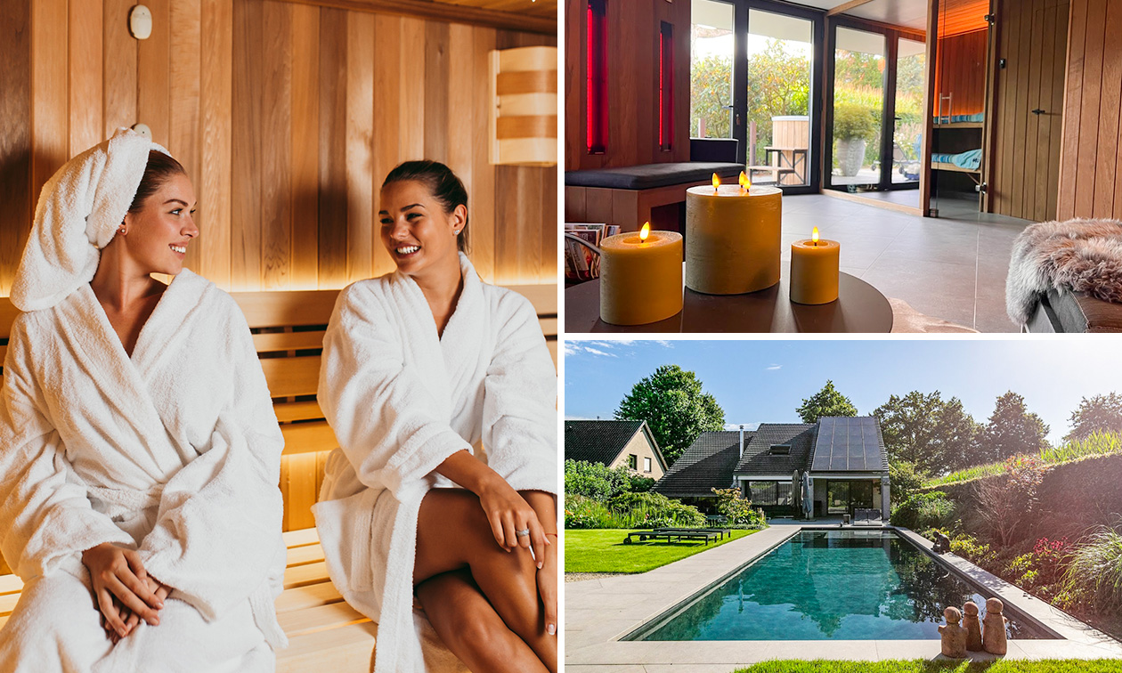 Privé-sauna voor 2 (3 uur) +  welkomstdrankje