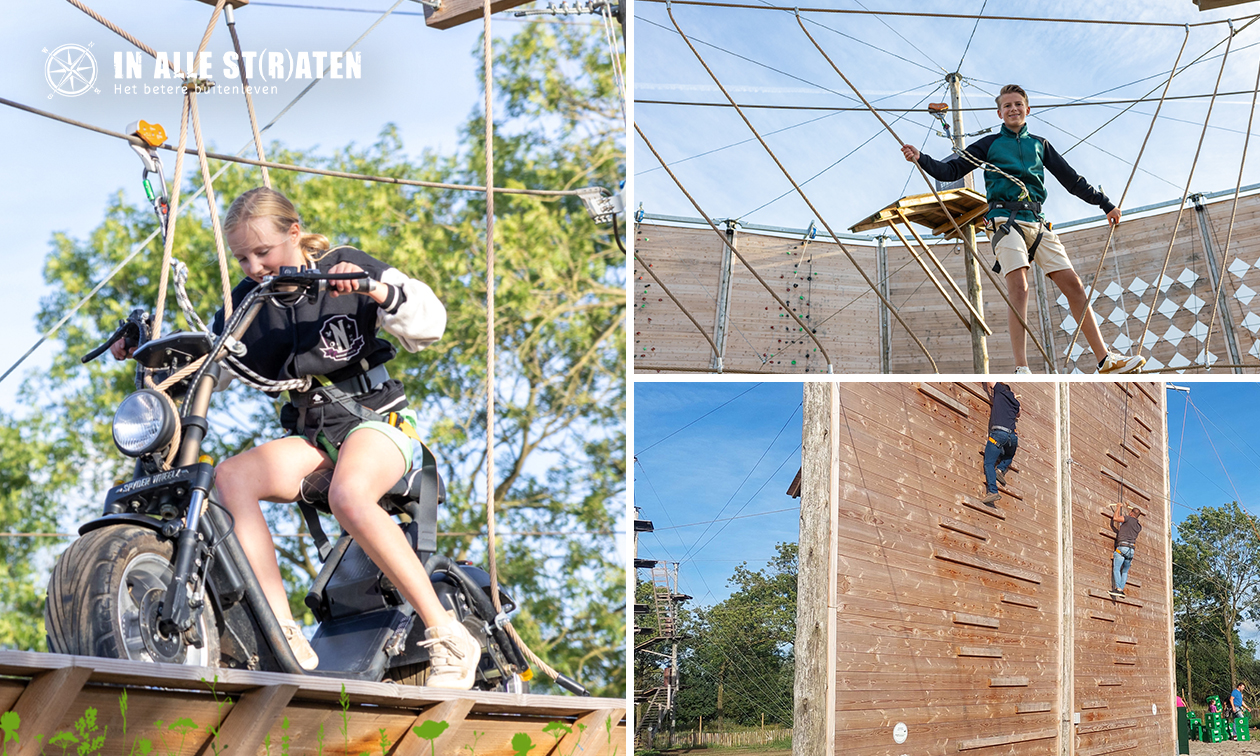 Entree klimpark + zipline + klimwanden (2,5 uur)