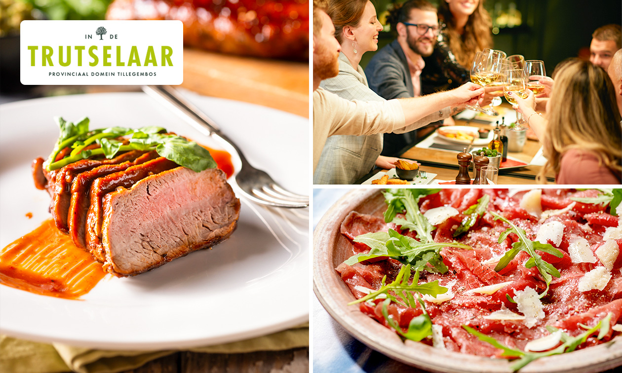 2- of 3-gangenlunch of -diner à la carte in het hart van het Tillegembos
