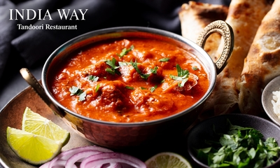 Indiaas 3-gangendiner + naanbrood