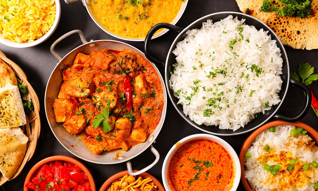 Dîner indien en 2 ou 3 services à la carte