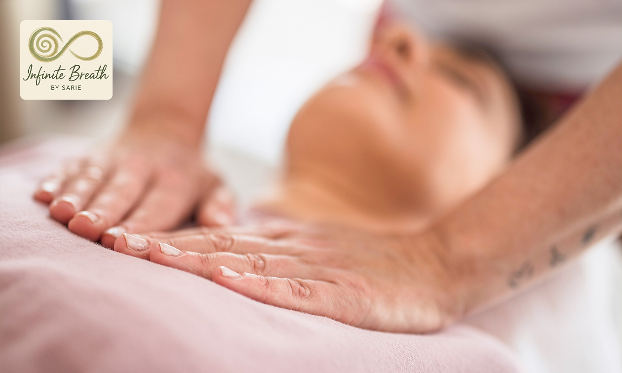 Ademsessie met intuïtieve healing en hoofd- en voetmassage (60 of 90 min)