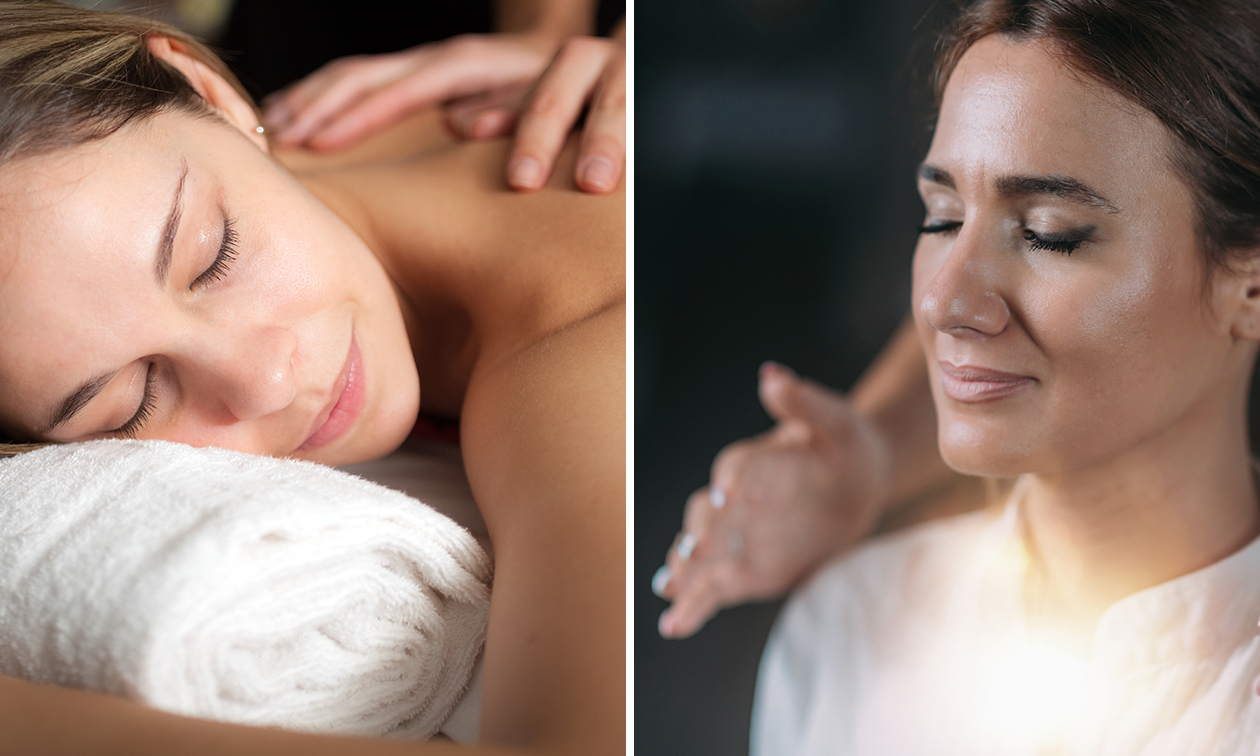 Massage naar keuze of reikibehandeling (45, 60 of 90 min)
