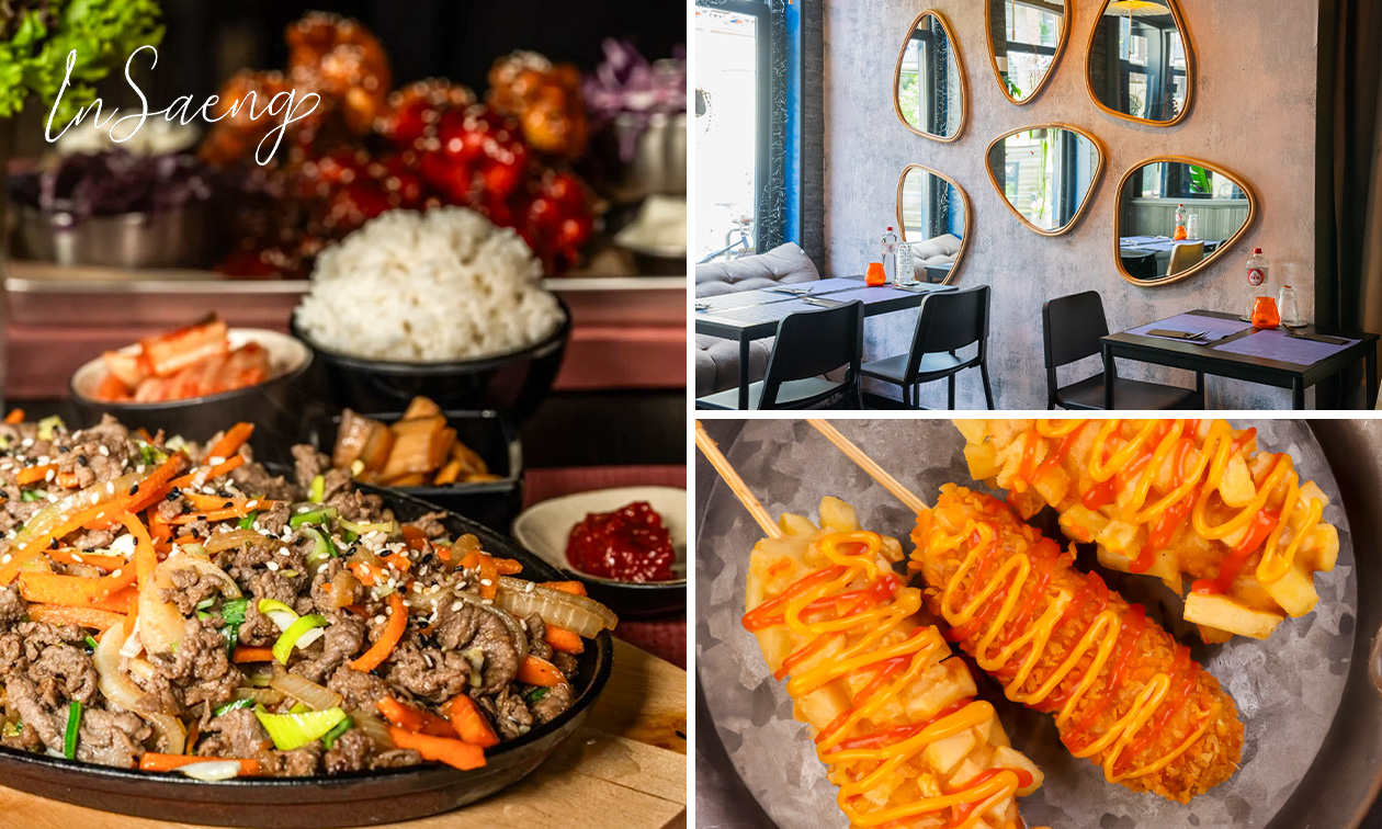 Kimbap + korean corndog bij Insaeng in hartje Amsterdam