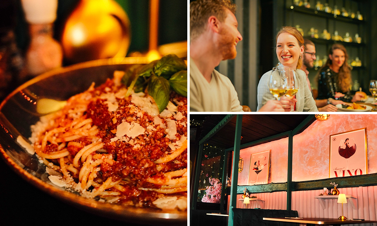 Italiaans 3-gangendiner à la carte in hartje Amstrerdam