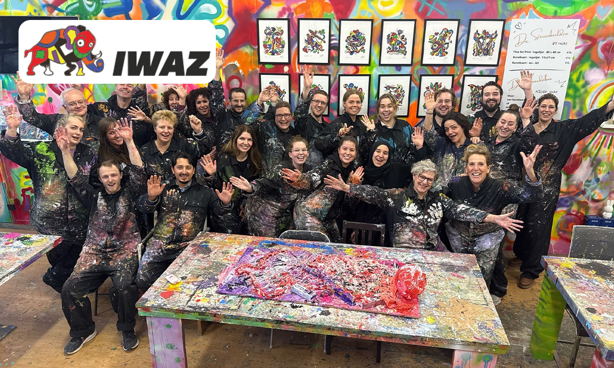 Workshop Action Painting (2,5 uur)
