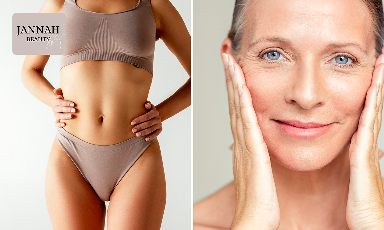 1, 3 of 5 afslank- of huidverstevigende behandeling(en)