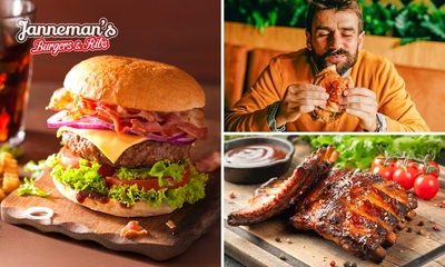 Burger of spareribs naar keuze