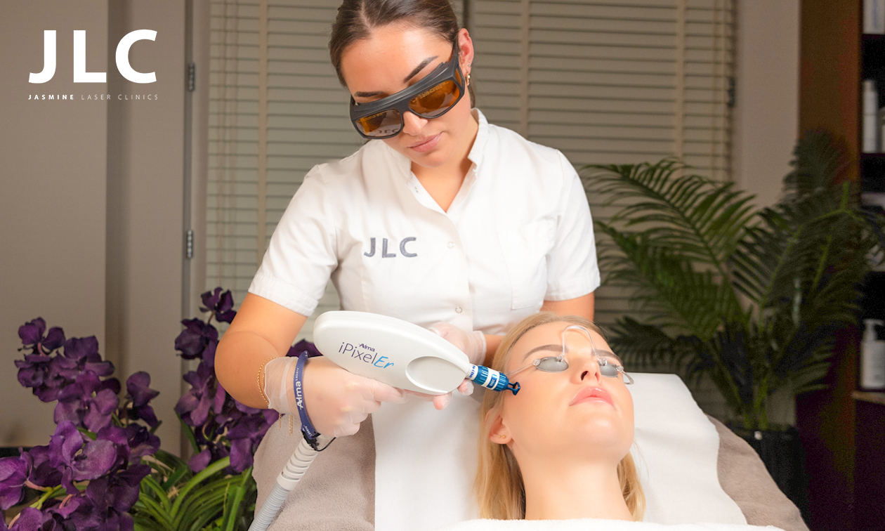 Laserbehandeling voor gelaatszone naar keuze