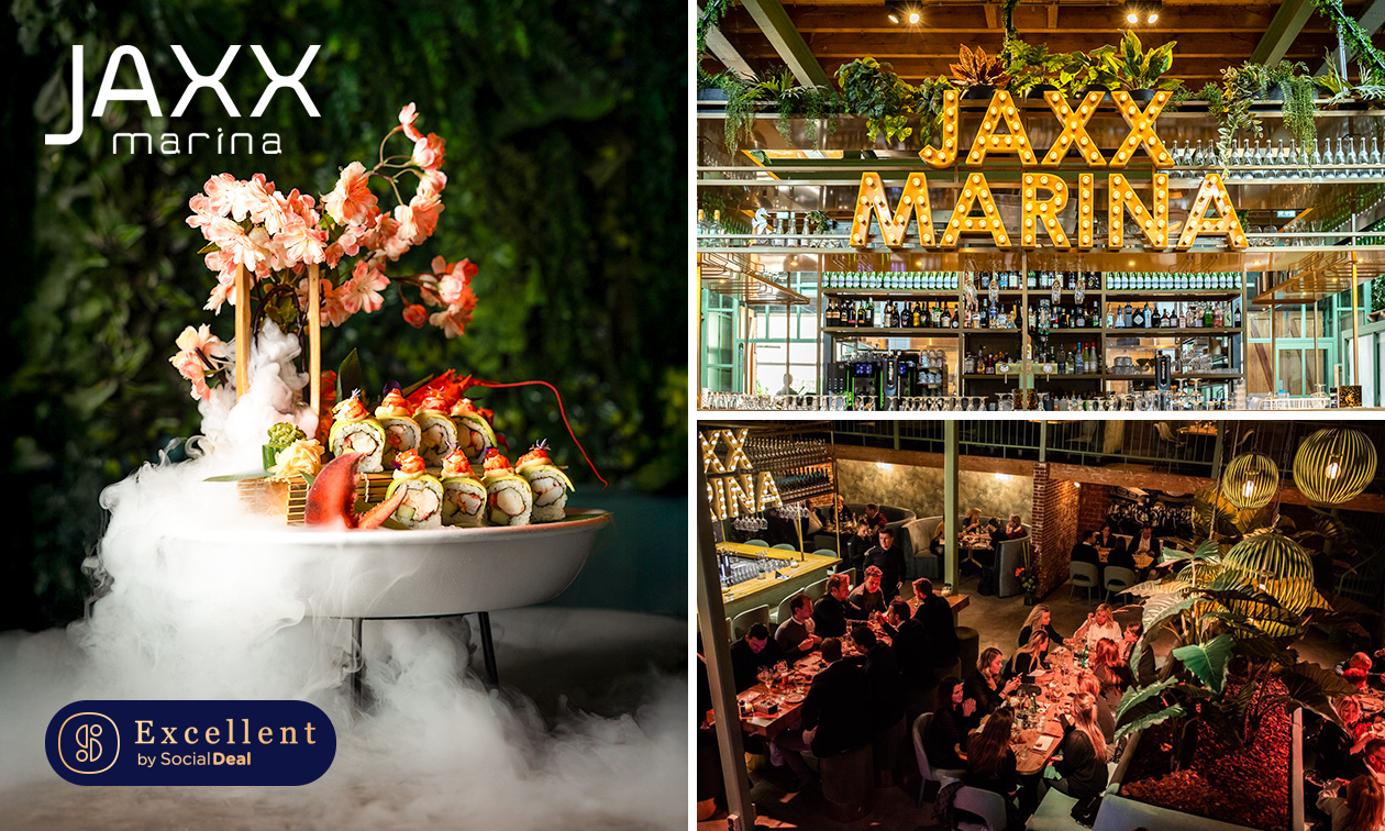 3-gangen shared lunch bij JAXX Marina