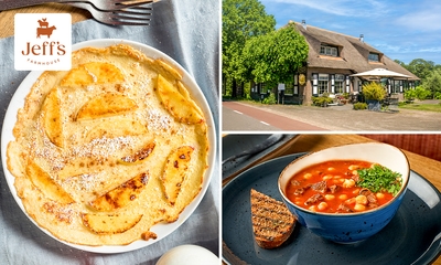 3-gangen pannenkoekenlunch of -diner