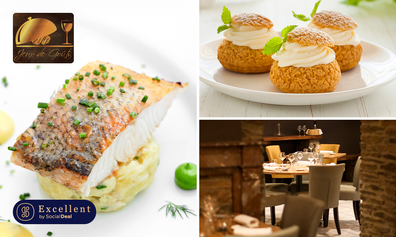 Menu en 3 ou 4 services au choix au coeur des Ardennes