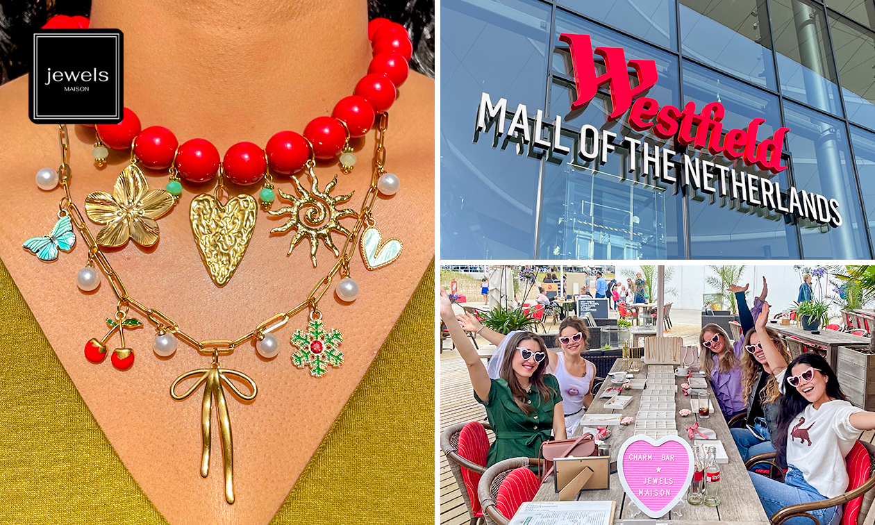 Workshop sieraad maken bij Westfield Mall of the Netherlands of in Leiden + drankje (90 min)