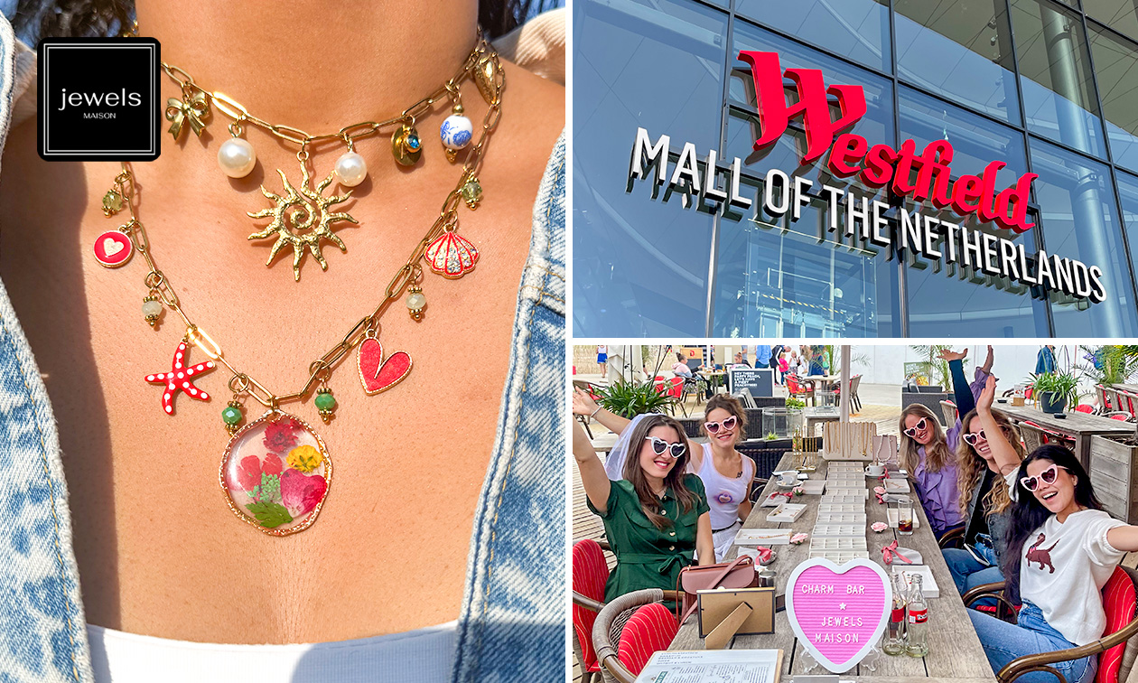 Workshop sieraad maken bij Westfield Mall of the Netherlands, Leiden en Scheveningen + drankje