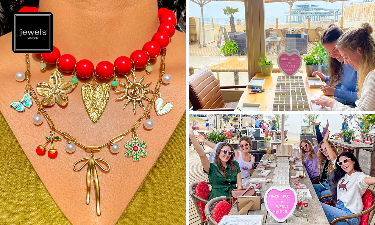 Workshop sieraad maken bij Westfield Mall of the Netherlands, Leiden en Scheveningen + drankje