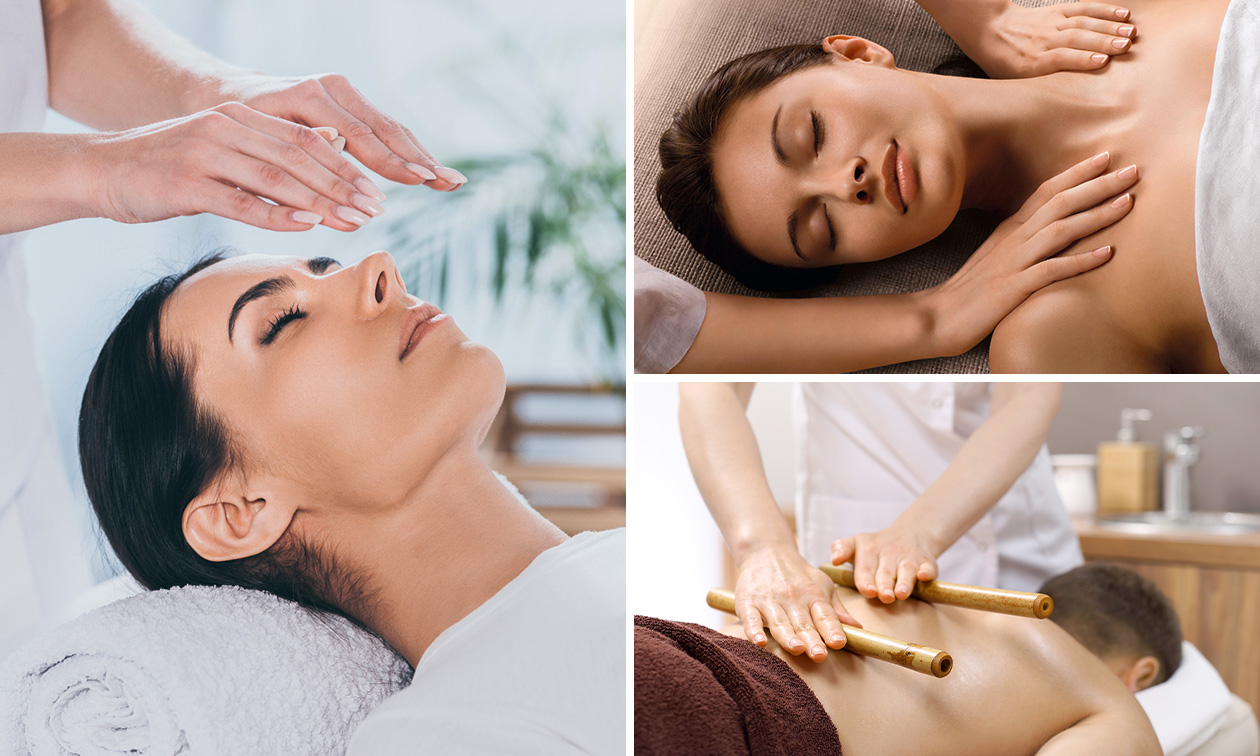 Massage, cupping of reiki-behandeling (30 of 45 min)