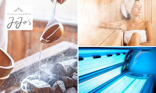 Sauna en/of zonnebankbezoek naar keuze