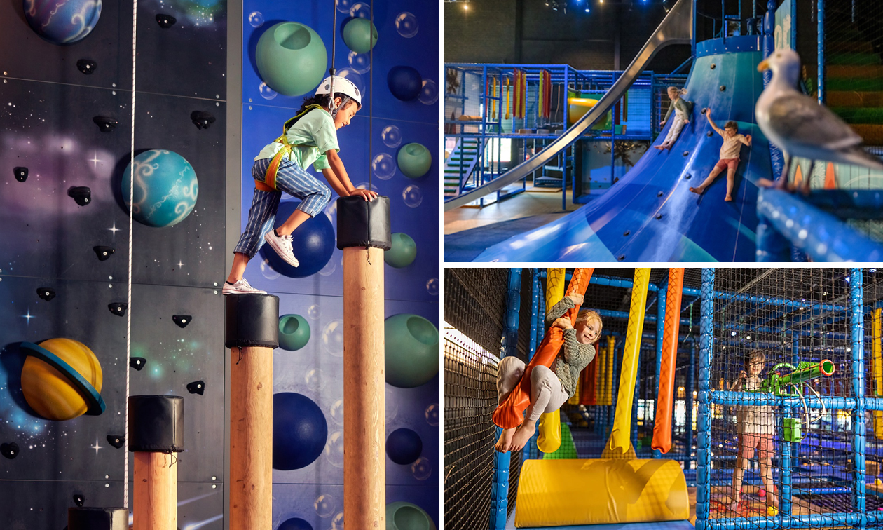 Entree Klimparadijs (50 min) + BALUBA Indoor Speelwereld bij Center Parcs Zandvoort
