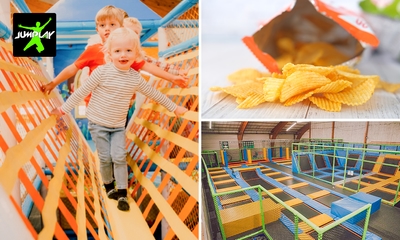 Trampolinespringen (2 uur) + chips