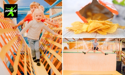 Trampolinespringen (2 uur) + chips
