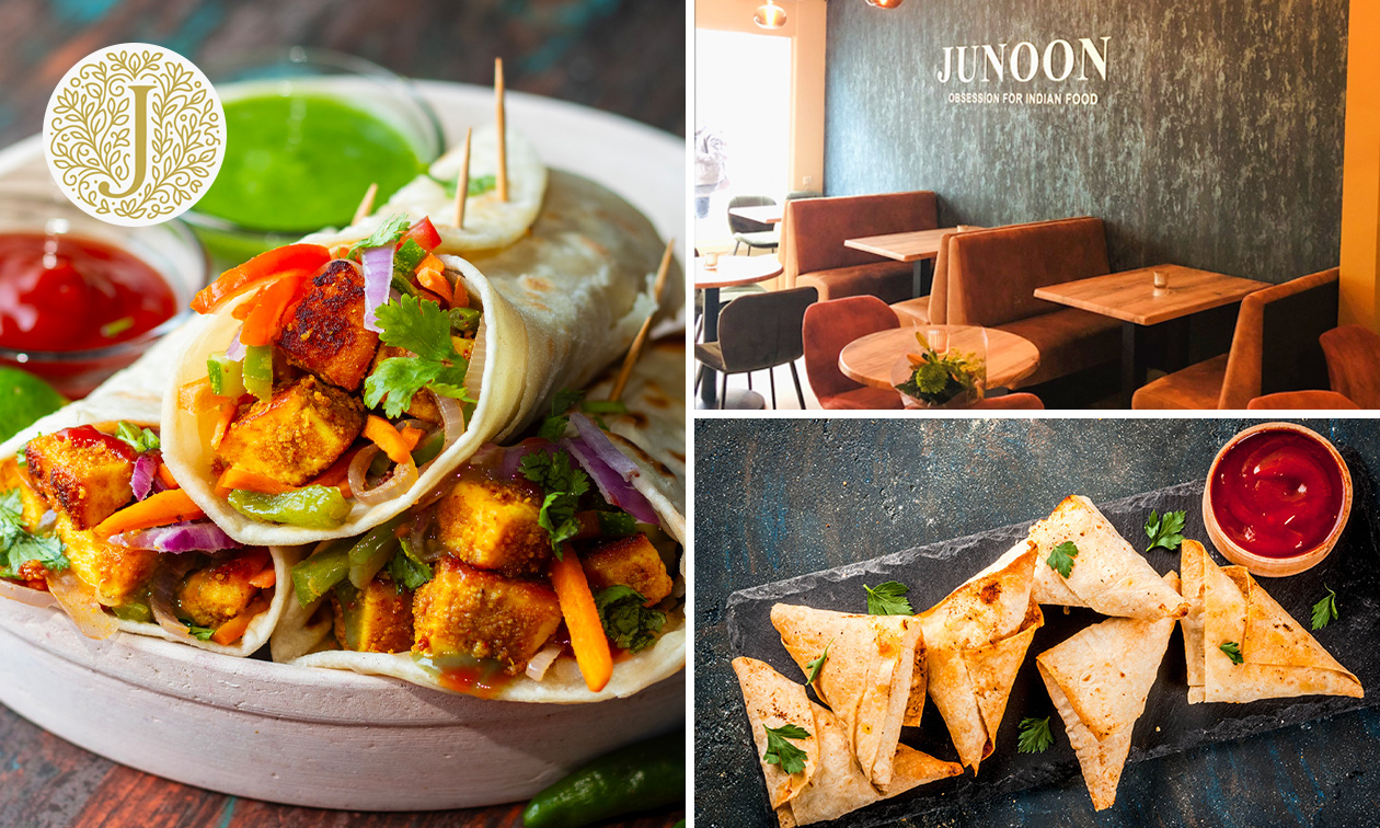 Indiase 2-gangen streetfood-lunch (ook geldig voor afhaal)