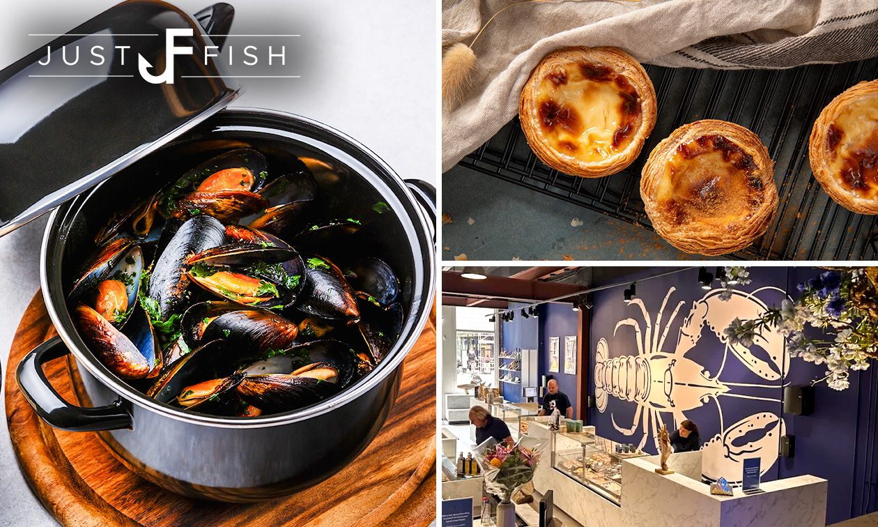 2 of 3-gangenlunch bij Just Fish