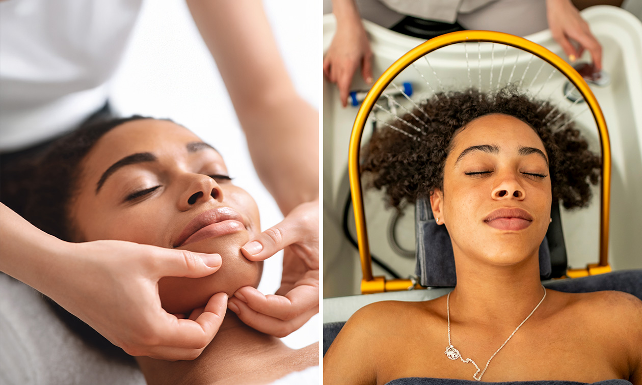 Headspa + kobido-gezichtsmassage (60 min) + evt. gezichtsbehandeling (30 min)