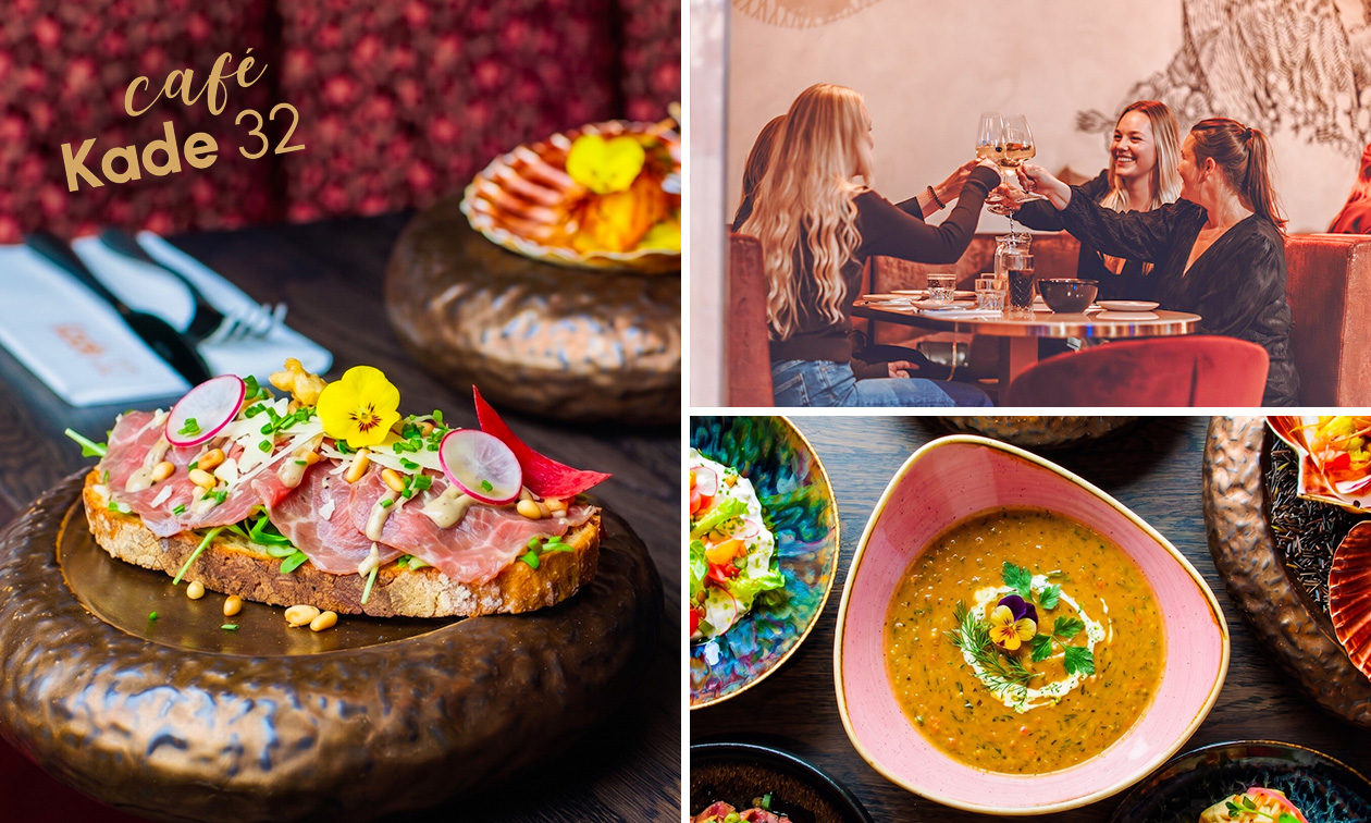 2-gangenlunch à la carte bij Kade 32