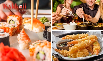 Unbegrenzt All-You-Can-Eat-Sushi zum Abend bei Kakkoii Sushi Grill & Bar