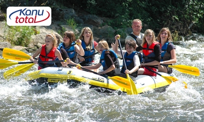 Raftingtocht over 12 km voor 2, 4 of 10 personen